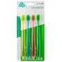 Зубная щетка пластик (набор 4шт.) DR.SAFE РЕТ-РBT Green Tee (24)