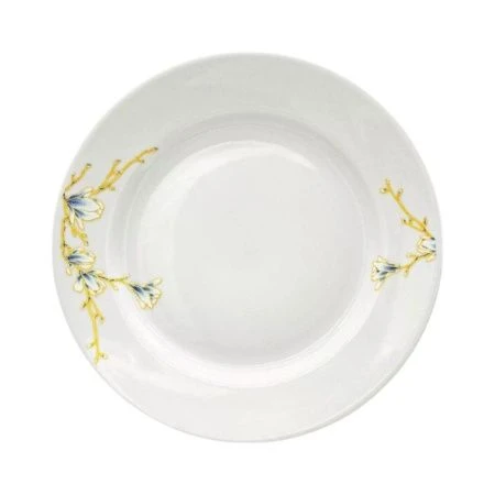 Тарелка мелкая 20см фарфор МАГНОЛИЯ гладкий край (30)