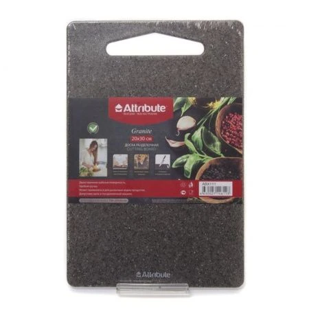 Доска разделочная 20*30см пластик GRANITE ABX111 (12)