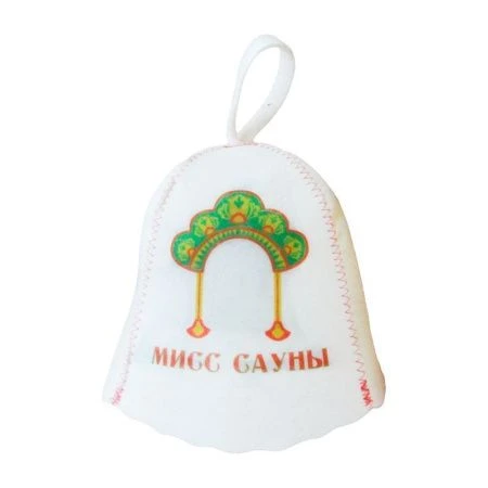 Шапка банная Мисс Сауны