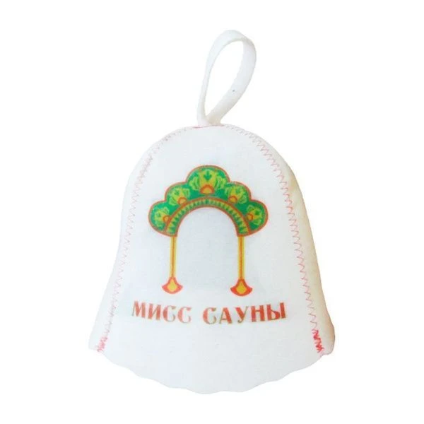 Шапка банная Мисс Сауны