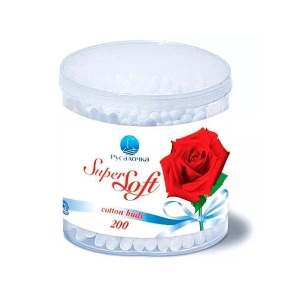 Ватные палочки 200шт Русалочка Super soft стакан Ватные палочки 200шт Русалочка Super soft стакан