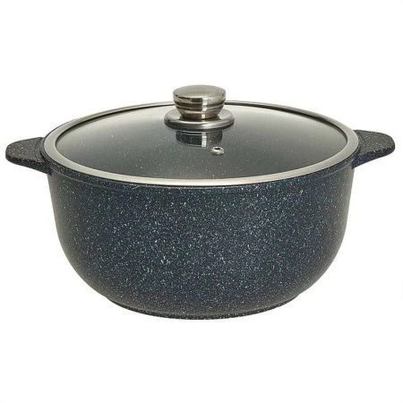 Казан 4л алюминий АП МЕГАЛИТ 14 стекл.крышка в инд.упаковке (4)