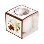 Свеча ароматизированная в стакане 60гр Aromantique Шоколадное суфле AM40605 (12)