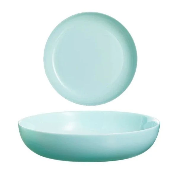 Блюдо 17см стеклокерамика ФРЕНДС ТАЙМ ТЮРКУАЗ глубокое P6364 (12)