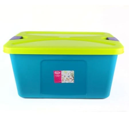Ящик для игрушек 59*39*29,5см пластик СЕКРЕТ бирюзовый (6)