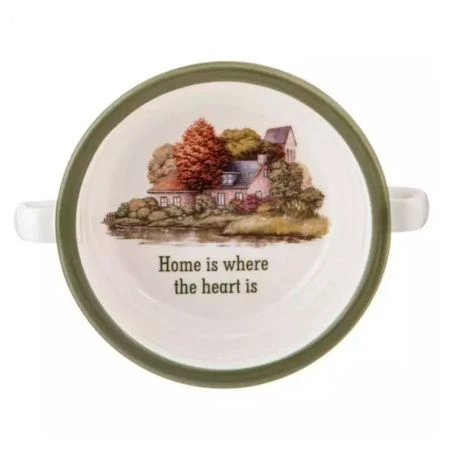 Бульонница с блюдцем 250мл 15*6см фарфор Family House (16)