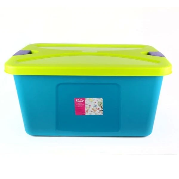Ящик для игрушек 59*39*29,5см пластик СЕКРЕТ бирюзовый (6)