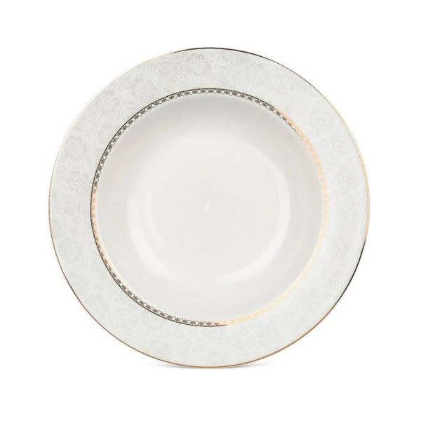 Тарелка глубокая 21,5см фарфор ELEGANCE суповая TDP612 (6)