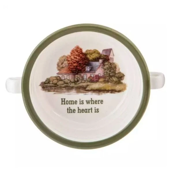 Бульонница с блюдцем 250мл 15*6см фарфор Family House (16)