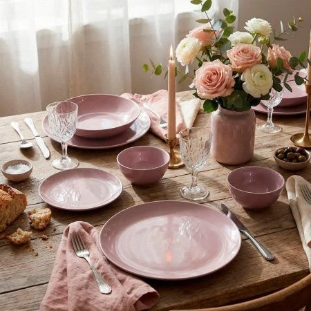 Тарелка мелкая 20,5см стеклокерамика ДИВАЛИ ПАРМА десертная Х3589 (24)