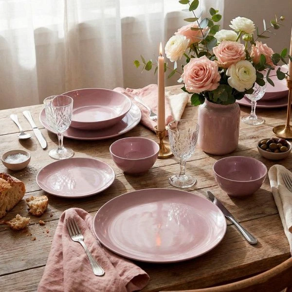 Тарелка мелкая 20,5см стеклокерамика ДИВАЛИ ПАРМА десертная Х3589 (24)