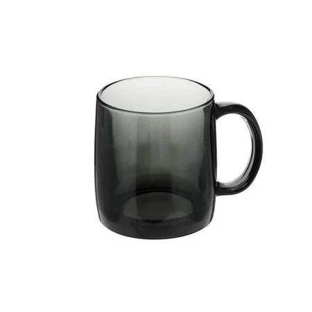 Кружка 380мл стекло Нордик СИЯЮЩИЙ ГРАФИТ (6)