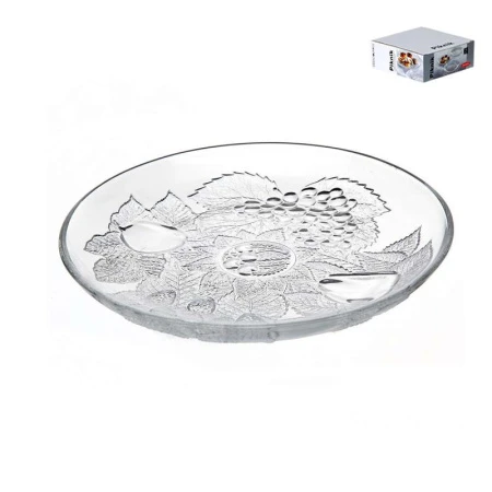 Тарелки мелкие набор 6шт 18см стекло ПИКНИК десертные (4)