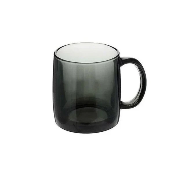 Кружка 380мл стекло Нордик СИЯЮЩИЙ ГРАФИТ (6)