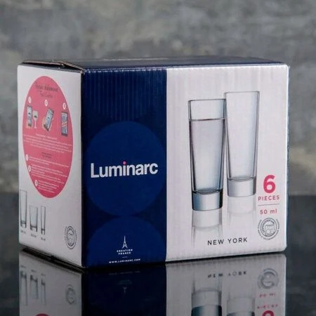 Стопки набор 6шт 50мл стекло НЬЮ-ЙОРК (4)