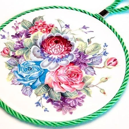 Подставка под горячее 17см керамика БУКЕТ LR24554 (48) ВЫВОД