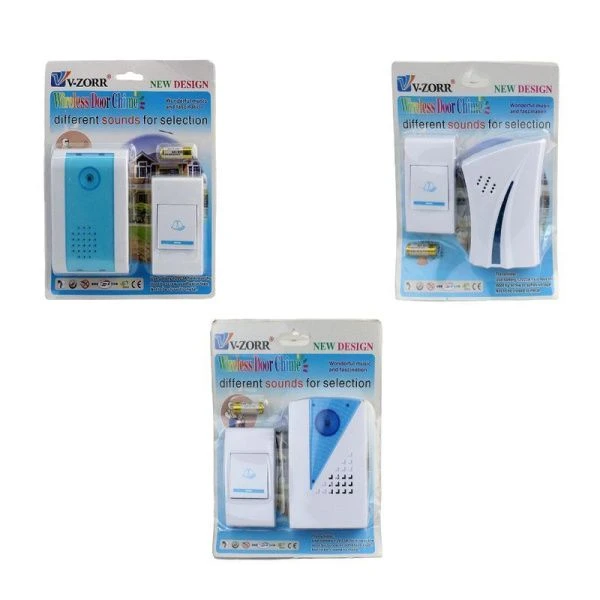 Звонок беспроводной пластик Exelon от сети в ассорти S-7127 (60)