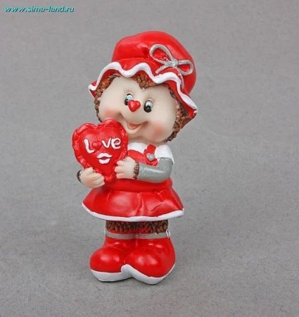 яяяФигурка Ежик девочка в панамке 10см   401029