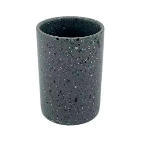 Стакан для зубных щеток 7,3*7,3*10,3см керамика GREY DR-81212 (24)
