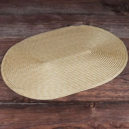 Салфетка сервировочная 45*30см ПВХ бежевый beige овальная (6/300)