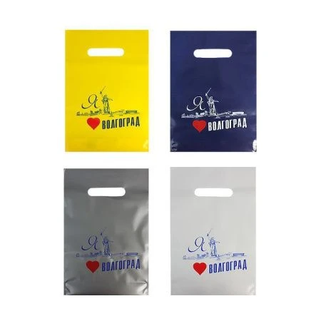 Пакет с вырубной ручкой 20*30см ПВД Волгоград