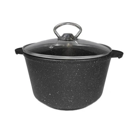 Кастрюля 10л алюминий АП ГРАНИТ МЕЧТА со стекл.крышкой 32см Dariis СБВР-1000 (6)