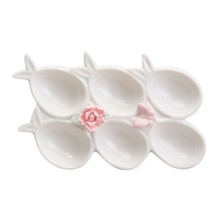 Подставка для яиц (на 6шт) 19,3*12,5*3,7см фарфор (54) Подставка для яиц (на 6шт) 19,3*12,5*3,7см фарфор (54)