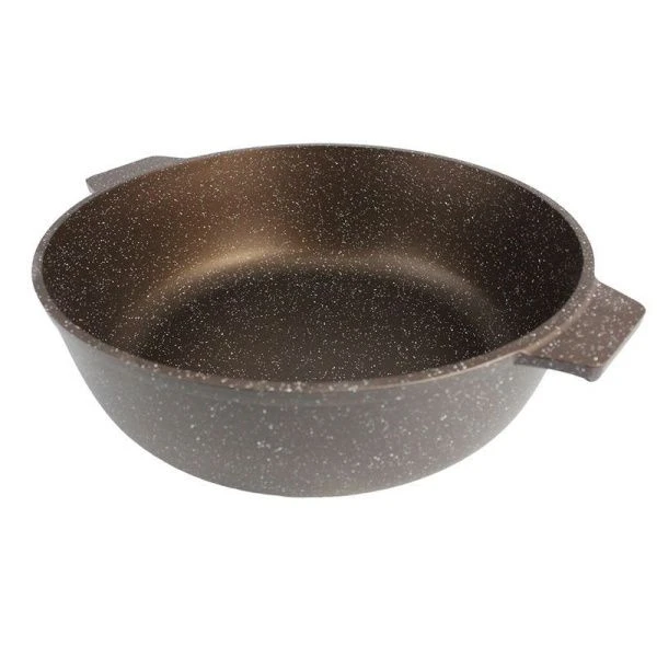 Жаровня ал АП 4л Granit Perfection chocolate без крышки (5)