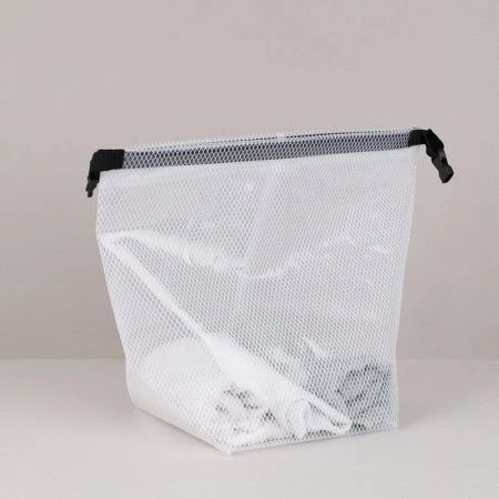 Косметичка-органайзер водонепроницаемая полимер/текстиль 35*15*27см белая XN-004W (60)