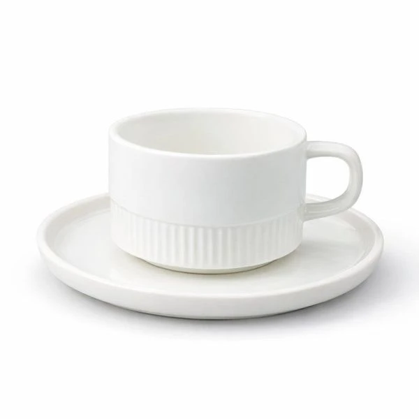 Кофейный набор 12пр фарфор Forma White на 6 персон 140мл 204г BW20-110/6C/JC-18308 (6/12)