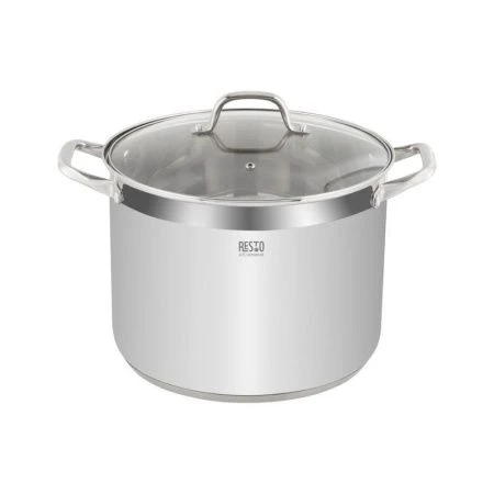 Кастрюля 13л h22см нерж.сталь LIBRA со стекл.крышкой 28см (2)