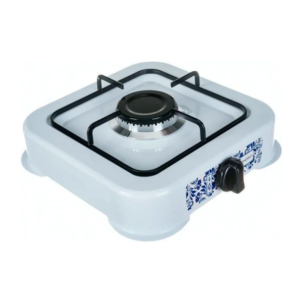 Плита газовая металл 3600Вт 1 конфорка белая EN-209A (5)