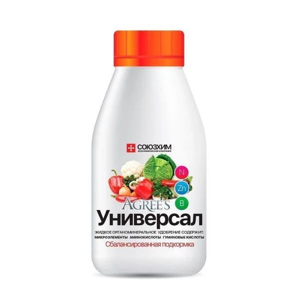 Удобрение жидкое органоминеральное 250мл Универсал (20)