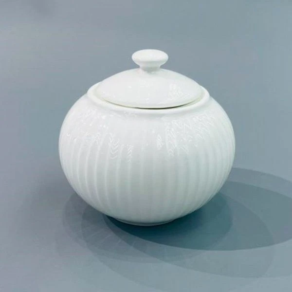 Сахарница 350мл 6*6*9см фарфор Forma White подар.уп BW22-17/JC-18236 (48)