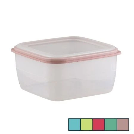 Контейнер пищевой 3л 200*200*110мм пластик ПРЕМИУМ квадратный (18)