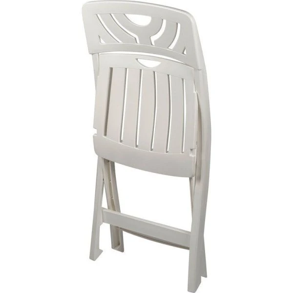 Стул складной 460*500*820мм пластик Decorona DeRiviera белый рассвет (max нагр. 100кг)(18)