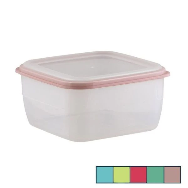 Контейнер пищевой 3л 200*200*110мм пластик ПРЕМИУМ квадратный (18)