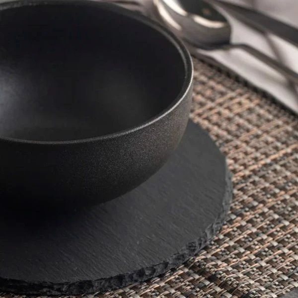 Салатник 500мл 15см фарфор ROCK BLACK DM8023 (6)
