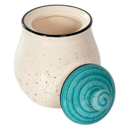 Сахарница 270мл керамика Аэрография МЯТНЫЙ БРИЗ (48)