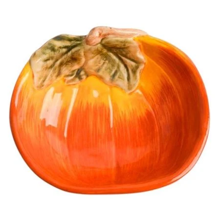 Пиала 14*5см керамика Тыква Bright pumpkin оранжево-зеленая ANLAF-FDWS-031224-10
