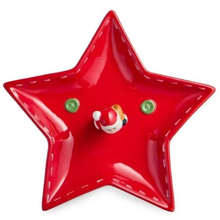 Блюдо 25,5*24*7,5см керамика Christmas Gift (12)