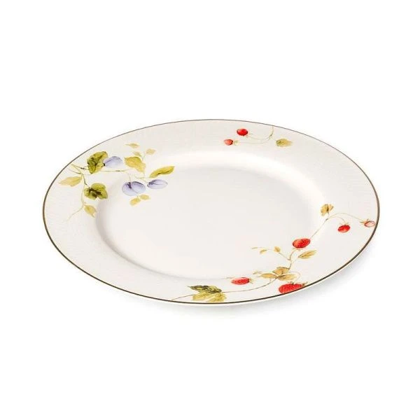 Тарелка мелкая 27см фарфор BERRIES обеденная TDP600 (24) ВЫВОД