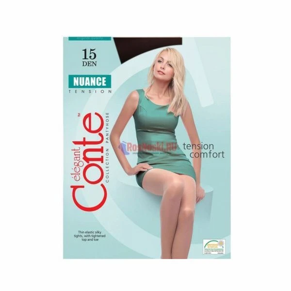 Колготки женские CONTE Nuance 15, р.4 nero