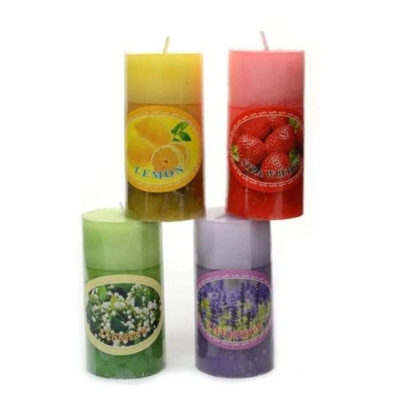 Свеча парафин цилиндрическая ароматизированная 5*10см NA517 (60/120)