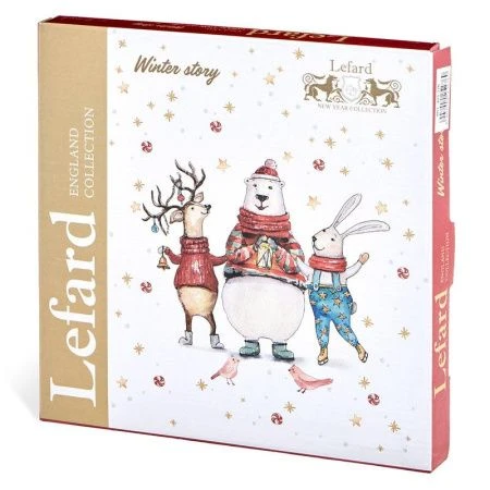 Тарелка мелкая 26см фарфор Winter Story обеденная (24)