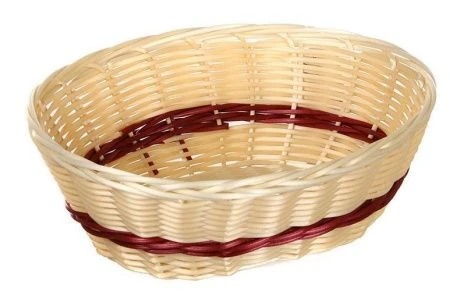 яяяКорзинка плетеная пластик 22*17*8см (120)