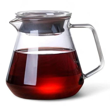 Кофейник 600мл стекло LC095951 (80) JC-18093