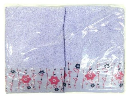 яяяНабор полотенец махровых Весна  фиолетовый