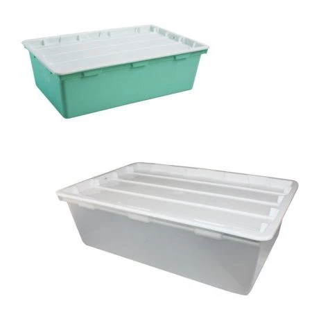 Контейнер для молочной продукции с крышкой  51*32*15см пластик Бр.9.17  (1)